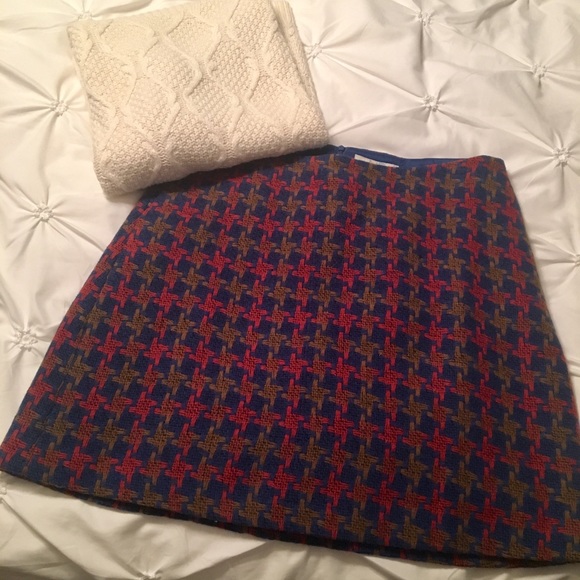 Boden Dresses & Skirts - Boden houndstooth skirt